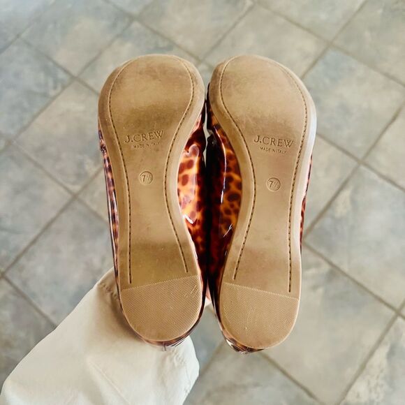 J. Crew CeCe Tortoise, Ballet Flats. - Picture 5 of 6